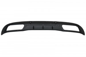 Difuzor Bara Spate Mercedes C-Class W205 S205 2014-> C63 A-Design compatibil cu Bara Standard cu Ornamente Evacuare Crom - Img 6