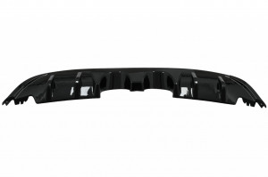 Difuzor Bara Spate Negru Lucios compatibil cu VW Golf 6 VI Hatchback 2008-2012 R20 Look doar pentru bara standard - Img 4
