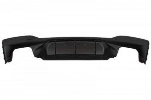 Difuzor Bara Spate Negru Mat cu Tobe Ornamente Sistem de evacuare compatibil cu BMW Seria 5 G30 G31 2017-> M5 Design - Img 5