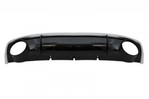 Difuzor Bara Spate si Ornamente Evacuare compatibil cu AUDI A4 B8 Facelift 2012-2015 Sedan Avant RS4 Design - Img 2