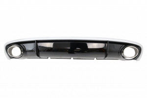 Difuzor Bara Spate si Ornamente Evacuare compatibil cu AUDI A4 B8 Facelift 2012-2015 Sedan Avant RS4 Design - Img 8