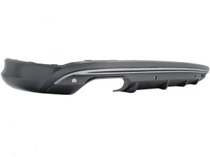 Difuzor Bara Spate si Sistem de evacuare cu Tips-uri compatibil cu Audi Q5 8R 2009-2016 Gri Platinat Crom - Img 3