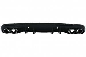 Difuzor cu ornamente evacuare si Eleron Portbagaj compatibil cu Mercedes C-Class W205 S205 AMG Sport Line 2014-2020 C43 Design - Img 8