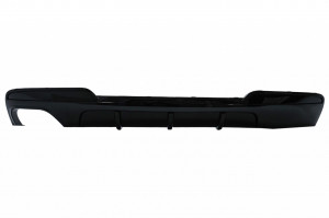 Difuzor de aer cu evacuare dubla stanga compatibil cu BMW Seria 5 F10 F11 2011-2017 M-Performance Design Negru Lucios