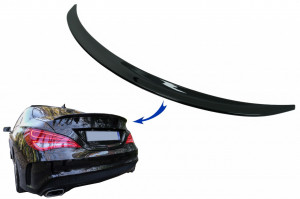 Eleron Portbagaj compatibil cu Mercedes CLA C117 W117 2013-2018 Negru Lucios - Img 2