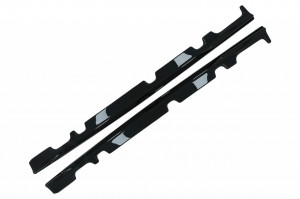 Extensii Praguri Laterale compatibil cu Ford Fiesta MK8 ST, ST-Line 2017-2021 Negru Lucios
