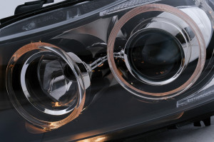 Far Angel Eyes compatibil cu BMW Seria 3 E90 Sedan E91 Touring 2005-2008 Crom PARTE DREAPTA - Img 2