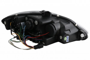 Faruri DAYLINE compatibil cu Seat Leon, Altea, Toledo 1P 2005-2009 Negru - Img 3
