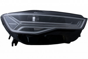 Faruri Full LED compatibil cu Audi A6 4G C7 2011-2018 Facelift Matrix Design Semnalizare Dinamica Secventiala - Img 2