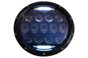 Faruri Full LED CREE Dublu Proiector Halo DRL compatibil cu Jeep Wrangler TJ & JK 1997-2018 - Img 2