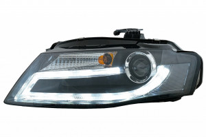 Faruri LED compatibil cu Audi A4 B8 8K 2008-2011 Facelift Light Bar Design Lumina De Zi LED DRL - Img 2