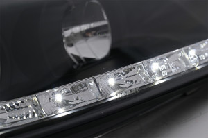Faruri LED compatibil cu Opel Vectra B 1996-1998 Negru - Img 4