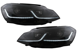 Faruri LED compatibil cu VW Golf 7 VII 2012-2017 Facelift G7.5 Design cu Semnal Dinamic