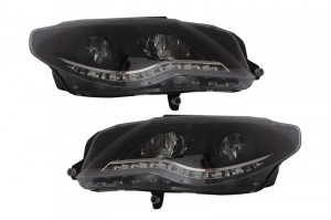 Faruri LED DAYLINE compatibil cu VW Passat CC 2008-2012 DRL Look Negru
