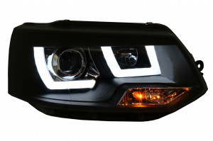 Faruri LED Dayline compatibil cu VW Transporter T5 2010-2015 Xenon Look - Img 2