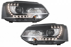 Faruri LED Dayline compatibil cu VW Transporter T5 2010-2015 Xenon Look - Img 3