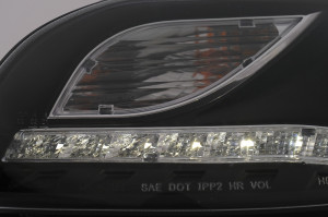 Faruri LED DRL compatibil cu Audi A4 B7 2004-2008 Negru - Img 4