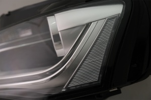 Faruri LED DRL compatibil cu Audi A4 B8.5 Facelift 2012-2015 Negru - Img 4