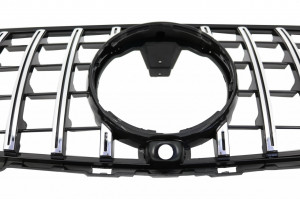 Grila Centrala Black compatibil cu MERCEDES GLC X253 C253 2015-2018 GT R Panamericana Look - Img 4