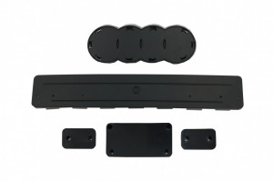 Grila Centrala compatibil cu AUDI A3 8P 2004-2007 RS Design Negru Lucios - Img 5