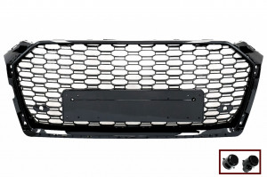 Grila Centrala compatibil cu Audi A5 F5 2017-2019 RS Design Negru Lucios