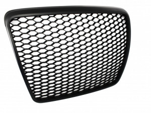 Grila Centrala compatibil cu AUDI A6 4F C6 2004-2011 RS Design Negru Mat - Img 2