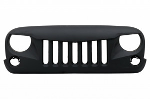 Grila Centrala compatibil cu JEEP Wrangler, Rubicon JK 2007-2017 Eagle Eyes Design Negru Mat