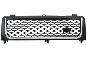 Grila Centrala compatibil cu Land Range Rover Vogue III L322 2002-2005 Negru/Argintiu Autobiography Supercharged Edition