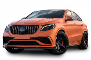 Grila Centrala compatibil cu MERCEDES Benz GLE W166 2015-2018, Panamericana Design Crom - Img 6