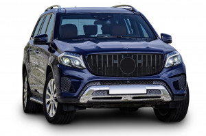 Grila Centrala compatibil cu Mercedes GLS X166 Facelift 2016-2018 GTR Design Black - Img 8