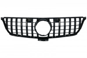 Grila Centrala compatibil cu Mercedes ML-Class W166 2011-2015 GT-R Panamericana Design Black