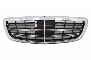 Grila Centrala compatibil cu Mercedes S-Class W222 2014-2020 S63 S65 Design Crom