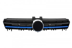Grila Centrala compatibil cu VW Golf 7 VII 5G 2012-2017 Rline GTE Design Blue