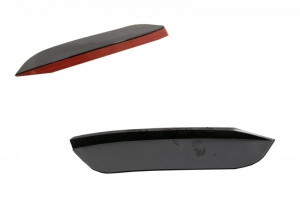 Kit Ornamente bara fata flapsuri si Lip Bara Fata compatibil cu MERCEDES A-Class W177 2018-> Design Negru - Img 2