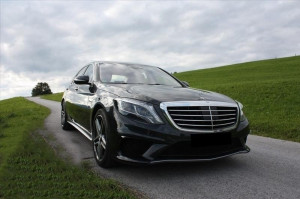 Ornament Bara Fata compatibil cu Mercedes W222 S-Class S63 Design 2013-> Negru - Img 8