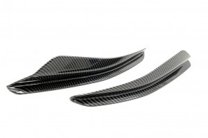 Ornamente bara fata flapsuri compatibil cu VW Golf 8 Mk8 MQB GTI, R-Line 2020-> Carbon Look - Img 5
