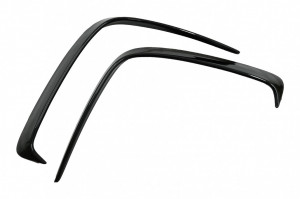 Ornamente Bara Spate Flapsuri compatibil cu Mercedes A-Class W176 2012-2018 Negru Lucios - Img 2