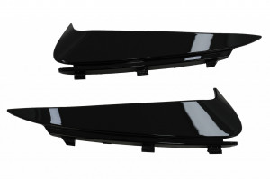 Ornamente bara Spate flapsuri compatibil cu Mercedes C Class W205 2014-2020 Negru Lucios - Img 2