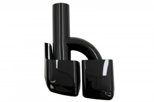 Ornamente Evacuare Toba Negre compatibil cu MERCEDES S-class E-class W221 W212 E63 S63 Desing - Img 3
