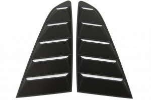 Ornamente Geamuri Laterale Spate compatibile cu Ford Mustang 2015-2019 Negru Mat