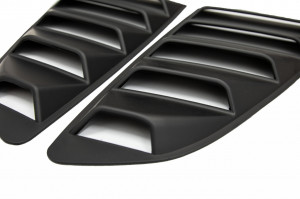 Ornamente Geamuri Laterale Spate compatibile cu Ford Mustang 2015-2019 Negru Mat - Img 4