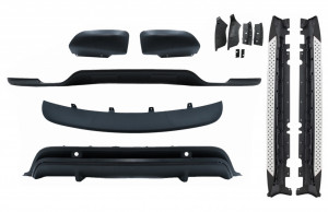 Pachet Exterior Aerodinamik si Praguri Trepte Laterale compatibil cu BMW X5 E70 LCI 2011-2014