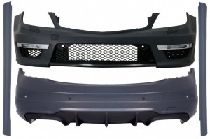 Pachet Exterior compatibil cu MERCEDES C-class W204 C204 Facelift 2007-2015 C63 Design
