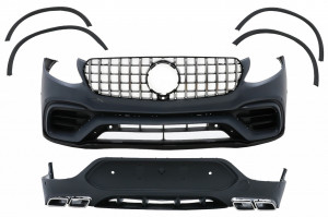 Pachet Exterior compatibil cu Mercedes GLC Coupe C253 2015-2019 C63 Design