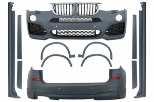Pachet Exterior Complet compatibil cu BMW X3 F25 LCI 2014-2017 M Tehnic Design