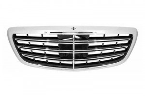 Pachet Exterior cu Grila Centrala crom compatibil cu Mercedes S-Class W222 2013-2017 S63 Design - Img 2