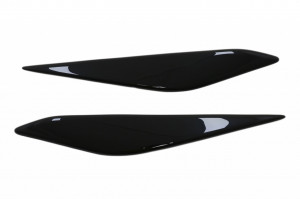 Pleoape Faruri compatibil cu Ford Fiesta Mk8 2017-2021 Negru Lucios - Img 2