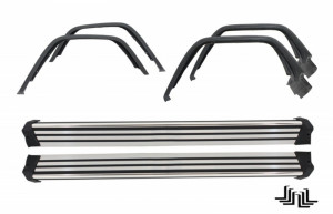 Praguri Trepte Laterale cu Prelungiri Aripi Extensii Aripi compatibil cu MERCEDES G-Class W463 1989-2013