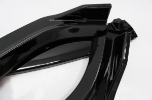 Prelungire Bara Fata compatibil cu Audi A4 B9 8W Sedan Avant (2016-2018) Negru Lucios - Img 8