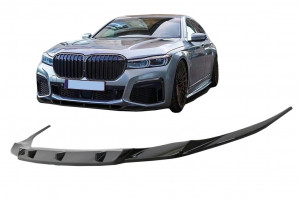 Prelungire Bara Fata Negru Lucios compatibil cu BMW Seria 7 G11/G12 LCI M Sport (2019->) Negru Lucios - Img 2